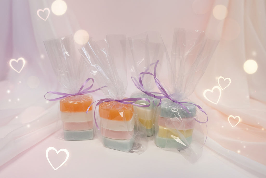 Shea Butter Heart Soaps 4pk